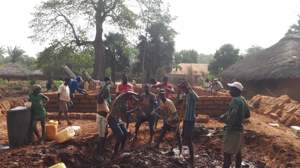 Cantiere edile in Caboxangue